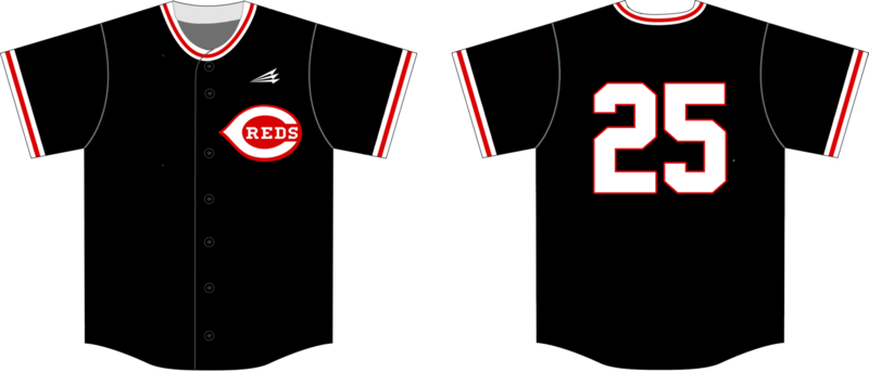Chandler Reds Custom HexaFlex Baseball Jersey Design #8B