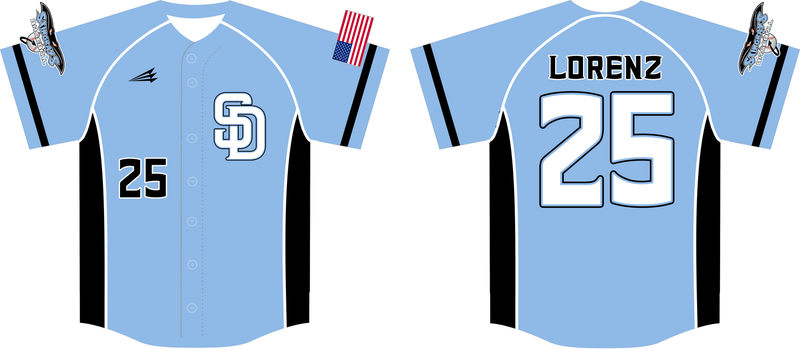 South Daytona Stingrays Custom NanoDri Baseball Jersey #4C