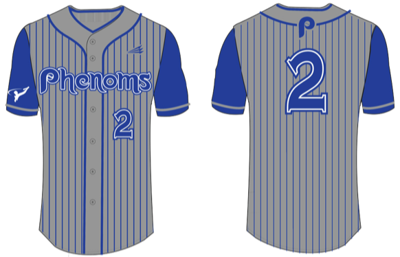 Miami Phenoms Prime Custom HexaFlex Baseball Jersey #2