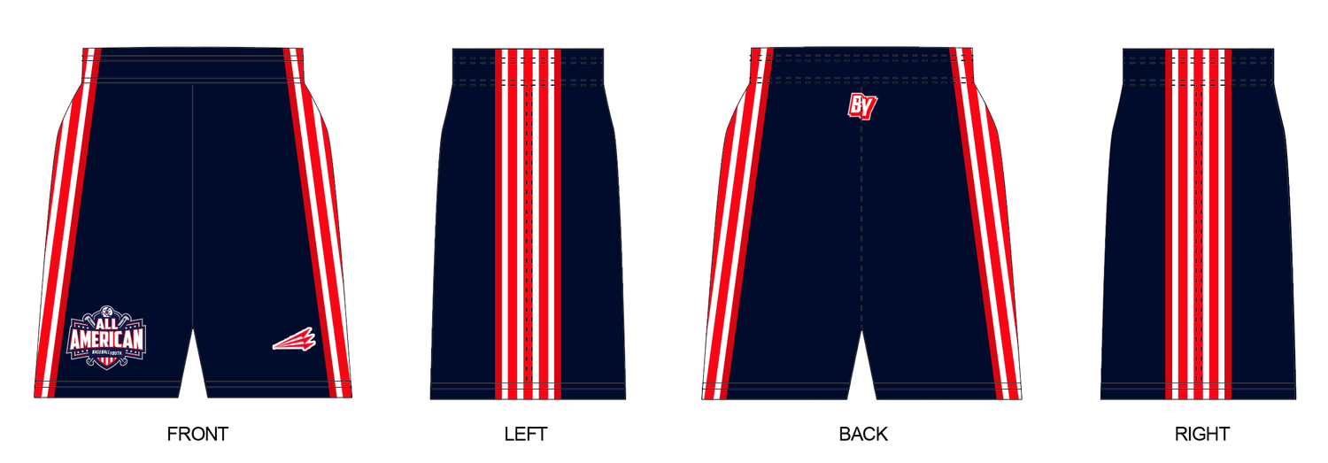 Baseball Youth All-Americans Orlando 2019 Revolution Pocket Shorts RV1