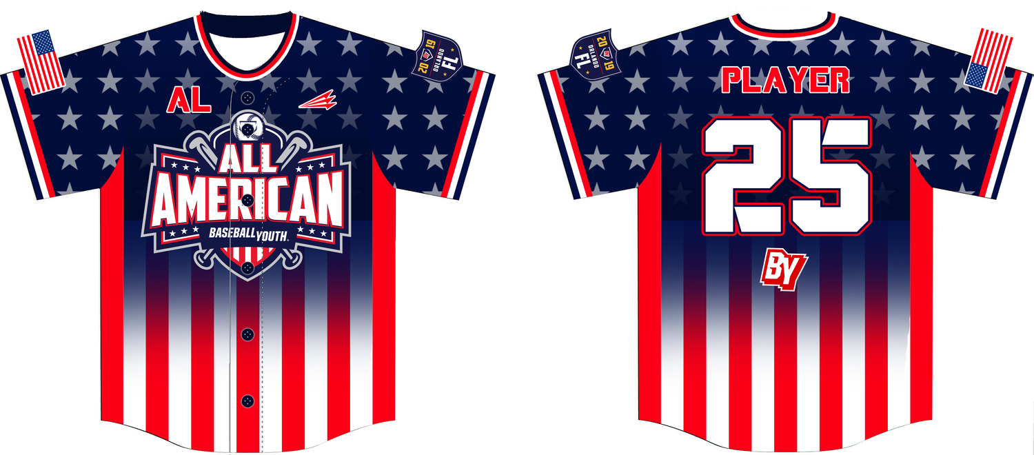 Baseball Youth All-Americans Orlando 2019 Baseball Jersey AA3B