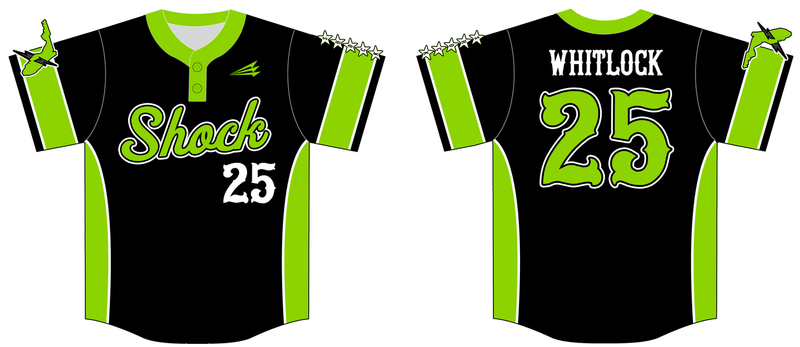 Sarasota Shock Custom Hexaflex Baseball Jersey #3C