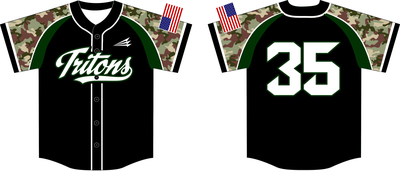 Pacifica Tritons Custom HexaFlex Baseball Jersey #4