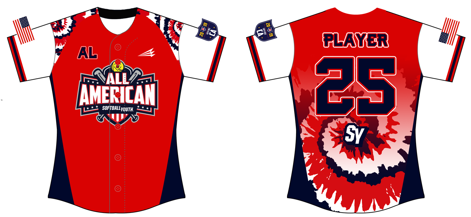 Softball Youth All-Americans Irvine 2019 Fastpitch Jersey SY1C