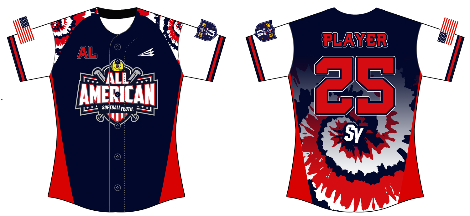 Softball Youth All-Americans Irvine 2019 Fastpitch Jersey SY1B