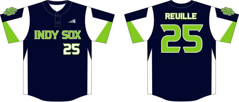 Indy Sox Custom NanoDri Baseball Jersey #2B