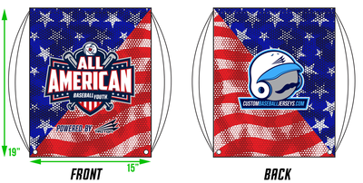 Baseball Youth All-American Drawstring Bag