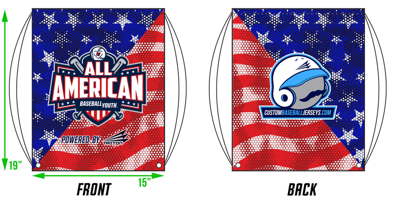 Baseball Youth All-American Drawstring Bag