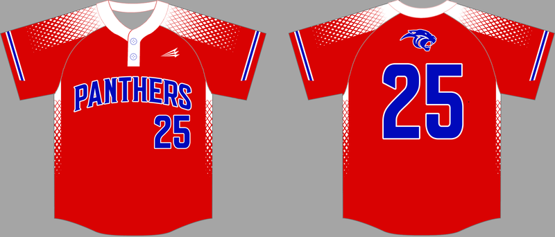 Bullard High Panthers Custom NanoDri Baseball Jersey #1C