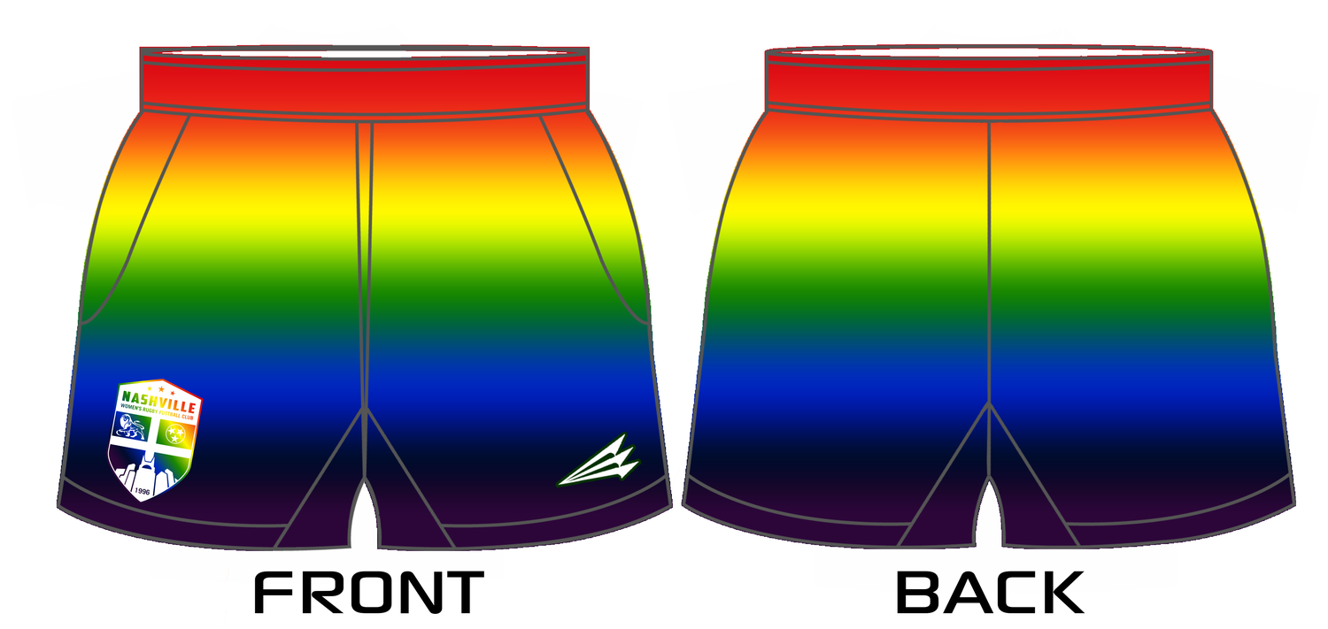 Nashville Women&#39;s Rugby Custom Shorts #RS4