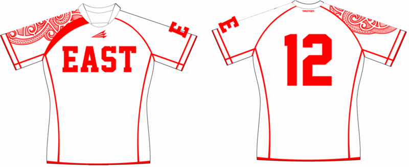 East High White Custom Rugby Jersey