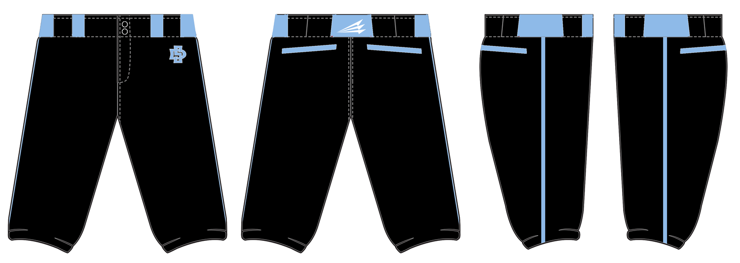Diamond Select Baseball Stacheman Elite Custom Knicker Pants #BP1B