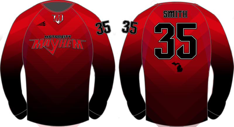 MotorCity Mayhem Baseball Custom Vulcan Pullover #VP4