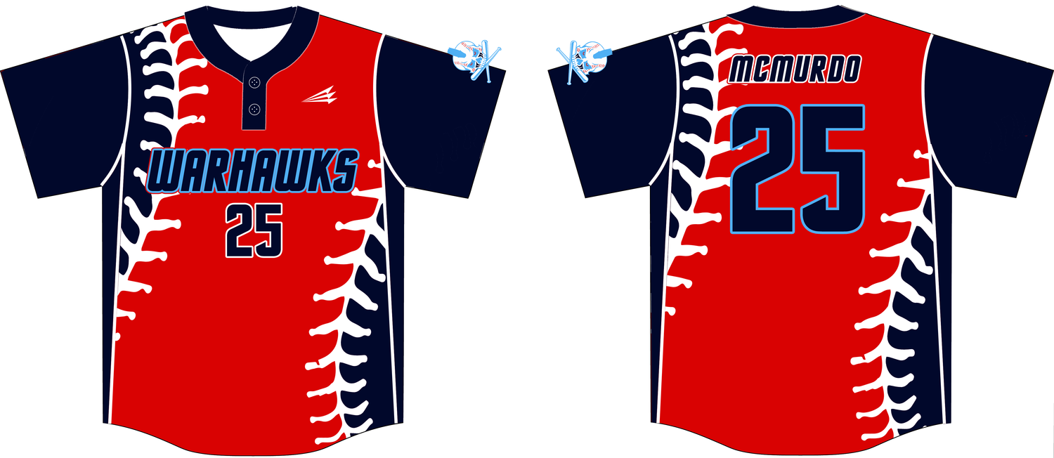 Spring Hill Warhawks Custom HexaFlex Baseball Jersey #2B