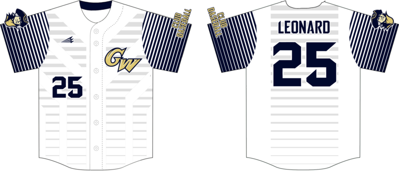 Colonials (Leonard) Custom Baseball Game Jersey #J5