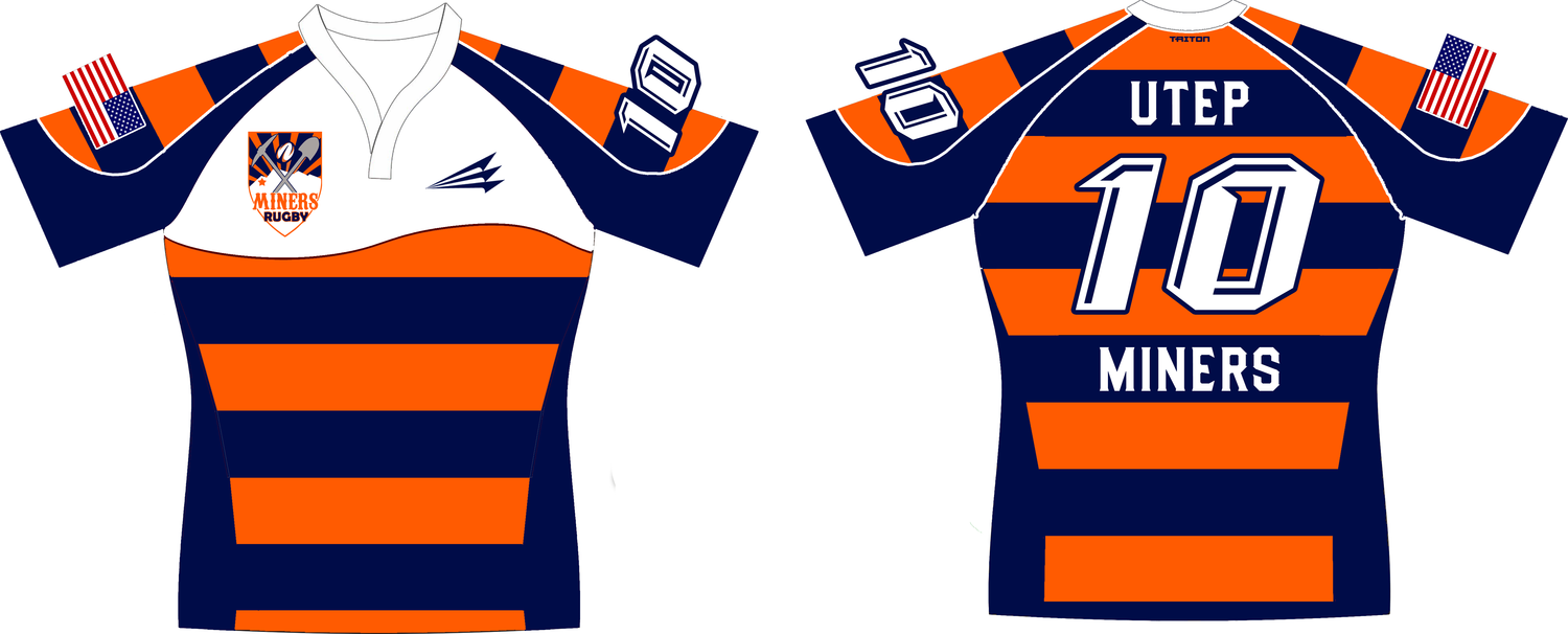 UTEP Rugby Custom Jersey #4.1