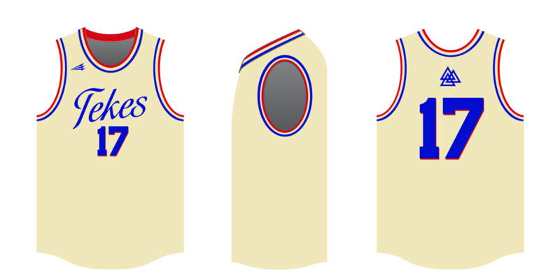 Tau Kappa Epsilon Chi Chapter Custom HexaFlex Basketball Jersey #J6