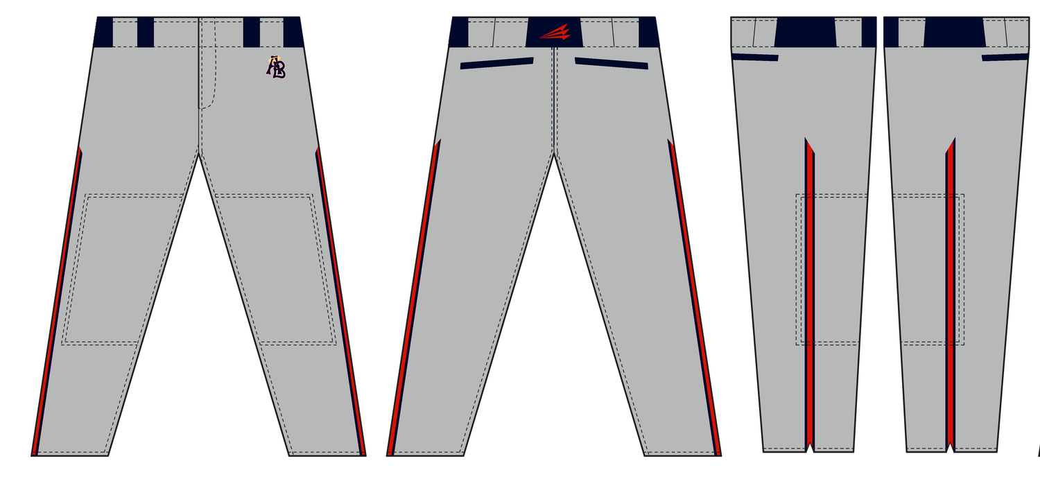 Anchor Bay Angels Custom Stacheman Elite Long Baseball Pants #BP11