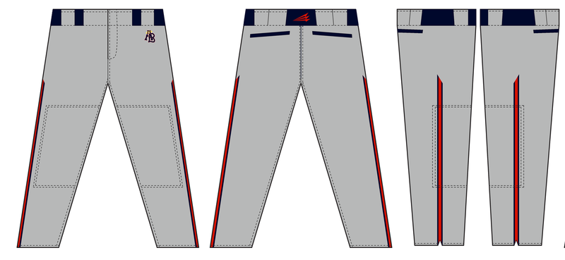 Anchor Bay Angels Custom Stacheman Elite Long Baseball Pants #BP11