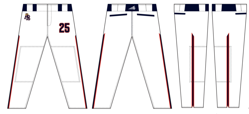Anchor Bay Angels Custom Stacheman Elite Long Baseball Pants #BP12C