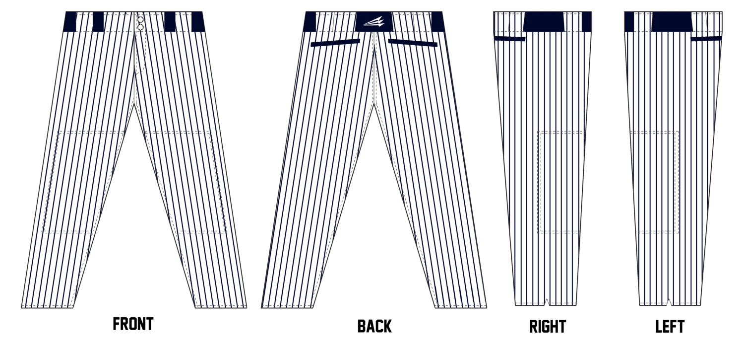 Anchor Bay Angels Custom Stacheman Elite Long Baseball Pants #BP18