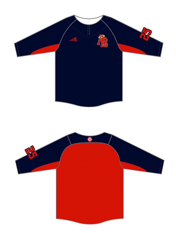 Anchor Bay Angels Baseball Custom BP Jacket #BPJ4
