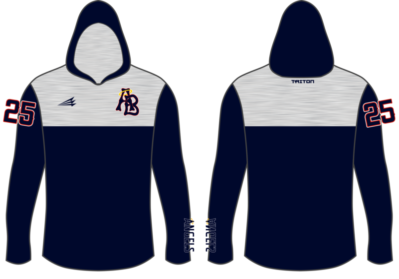 Anchor Bay Angels Baseball Custom NanoHood Pullover #NH5