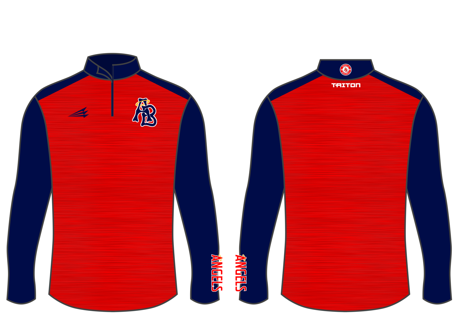 Anchor Bay Angels Baseball Custom NanoZip Pullover #NZ1B