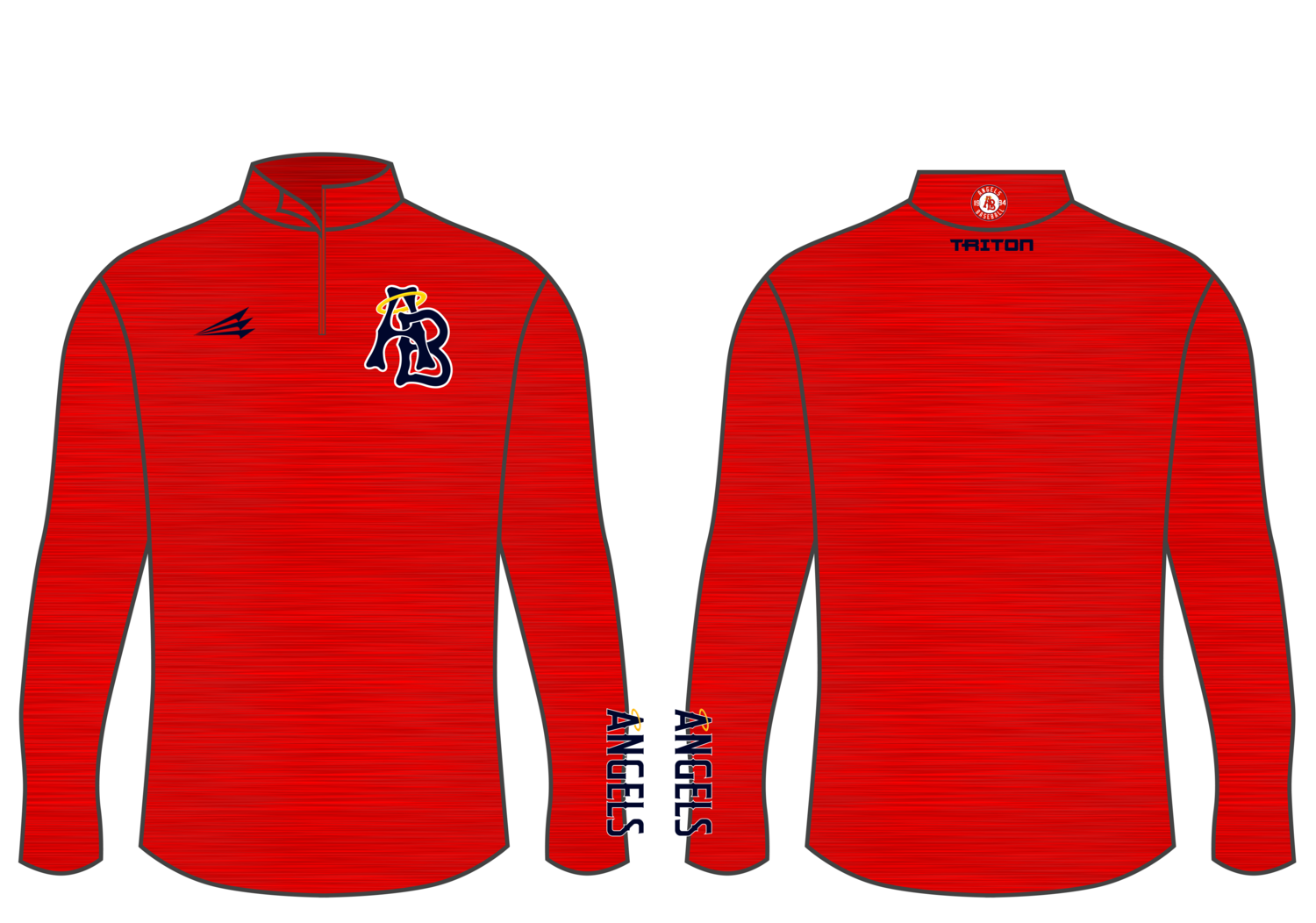 Anchor Bay Angels Baseball Custom NanoZip Pullover #NZ3B