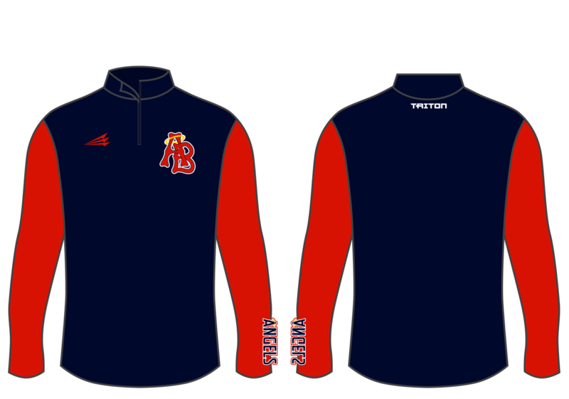 Anchor Bay Angels Baseball Custom NanoZip Pullover #NZ6