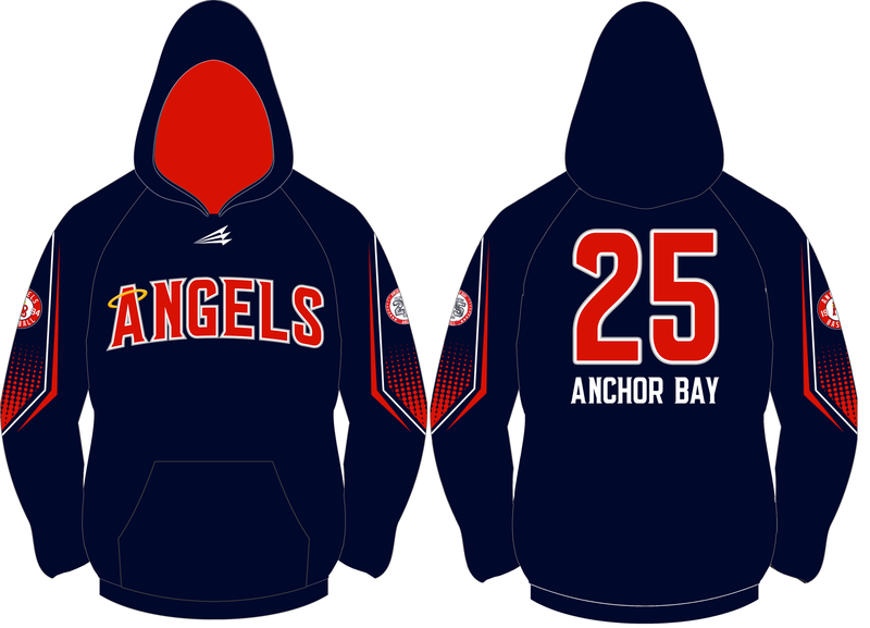 Anchor Bay Angels Baseball Custom Vulcan Hoodie #VH17