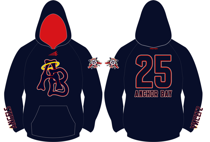 Anchor Bay Angels Baseball Custom Vulcan Hoodie #VH22