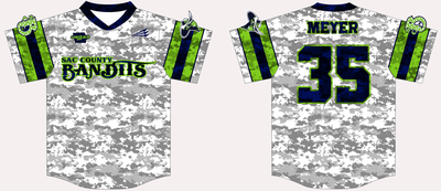 Sac County Bandits Custom Hexaflex Baseball Jersey #1C