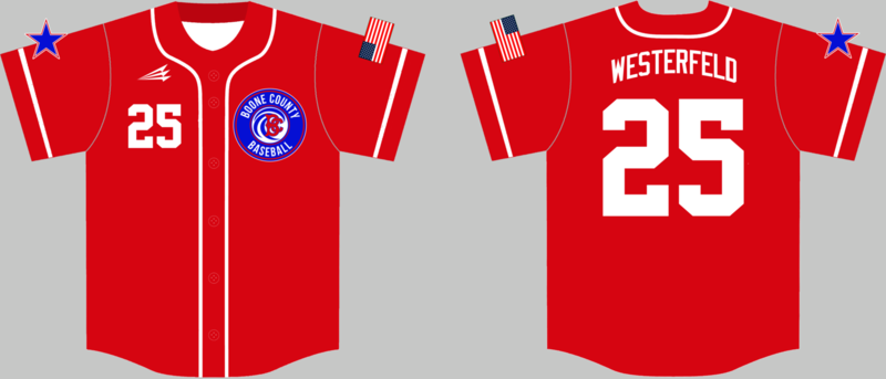 Boone County Custom HexaFlex Baseball Jersey #J1B