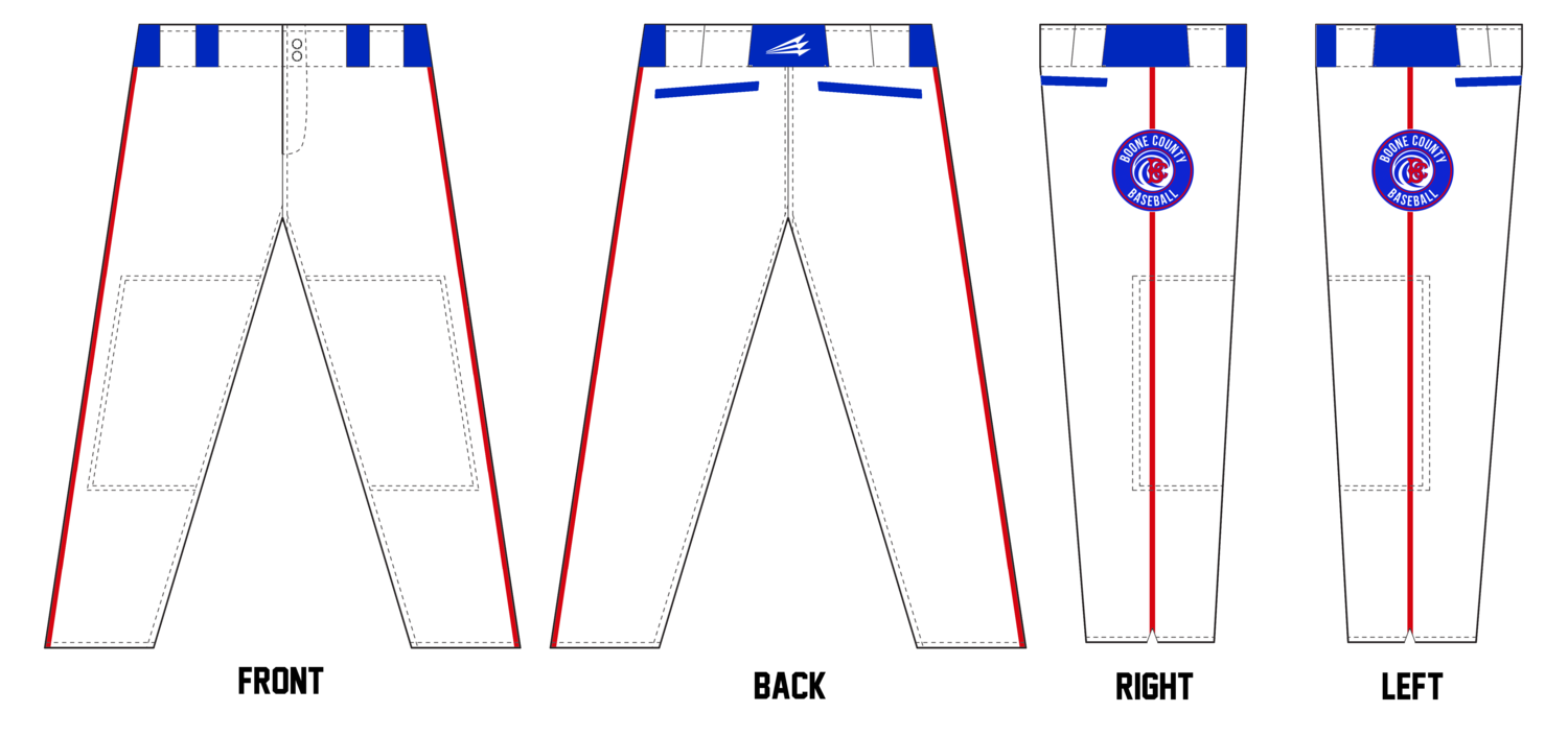 Boone County Baseball Stacheman Elite Long Pants #BP1
