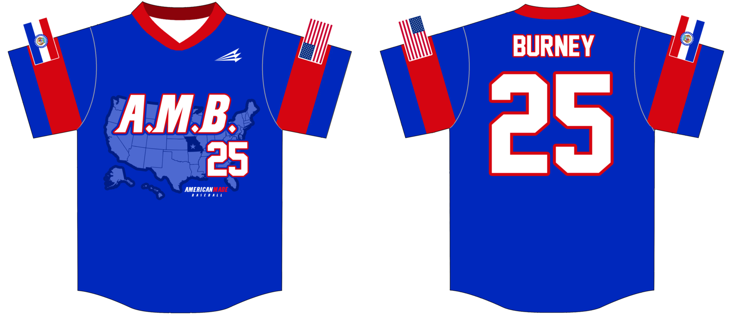 AMB Custom HexaFlex Baseball Jersey Design #J2C