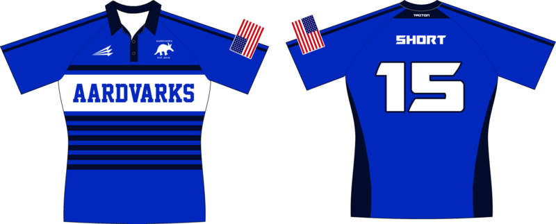Aardvarks Old Boys Custom Pro-Premier Rugby Jersey #2b