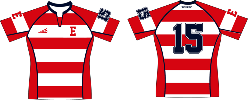 East High Custom Rugby Jersey #2e