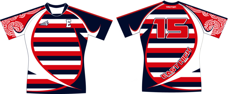 East High Custom Classic Rugby Jersey #J3c