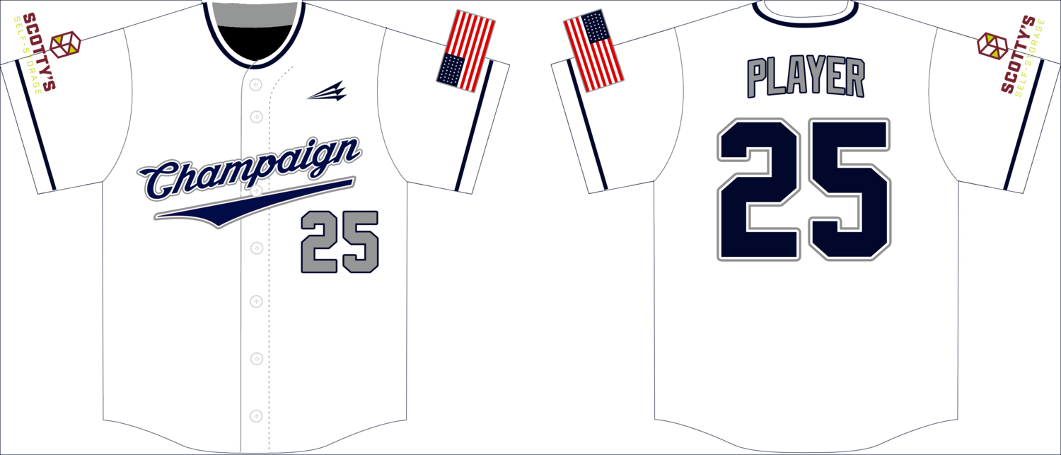 Champaign Dream Custom HexaFlex Baseball Jersey Design #J5B