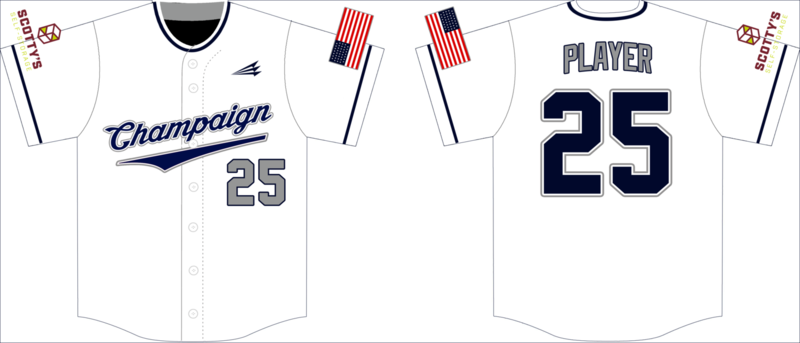 Champaign Dream Custom HexaFlex Baseball Jersey Design #J5B
