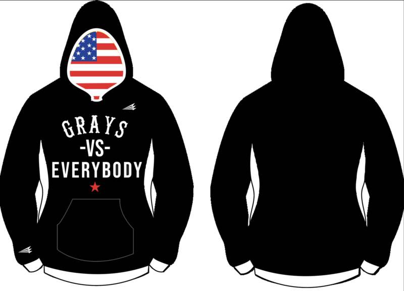 Utah Grays vs Everybody Custom Vulcan Hoodie VH3