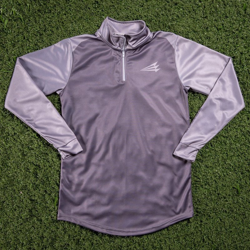 Charcoal and Gray Triton NanoZip Performance Pullover