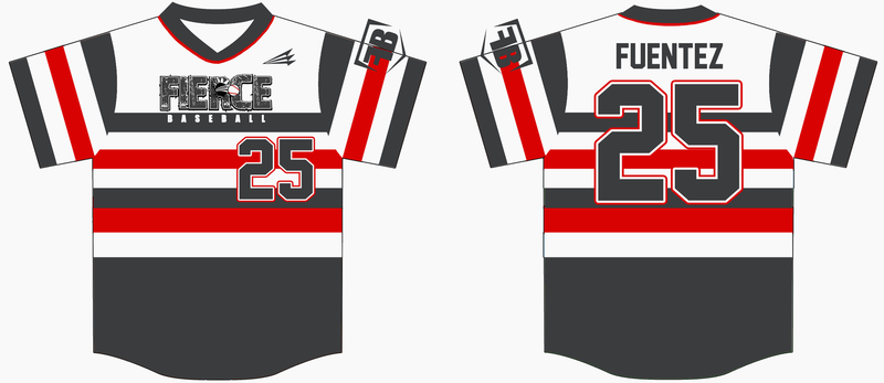 Fierce Baseball Custom NanoDri Baseball Jersey #J2