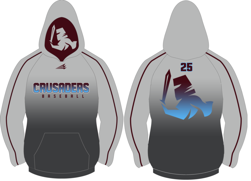 Manhattan Crusaders Baseball Vulcan Hoodie #VH2B