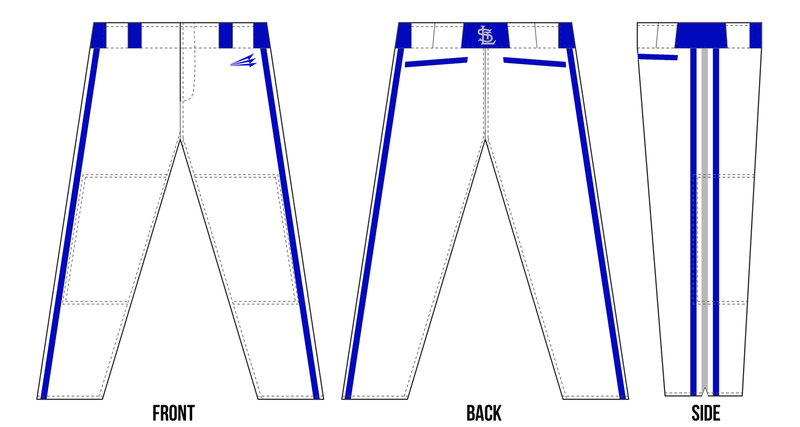 Southeast Texas Legends Custom Stacheman Elite Long Baseball Pants #BP3