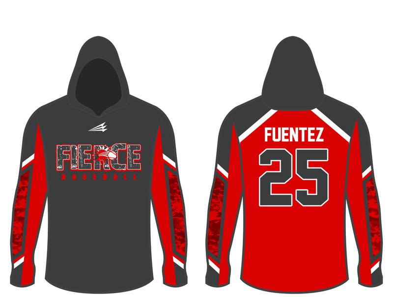 Fierce Baseball Custom Nano Hoodie #NH1B