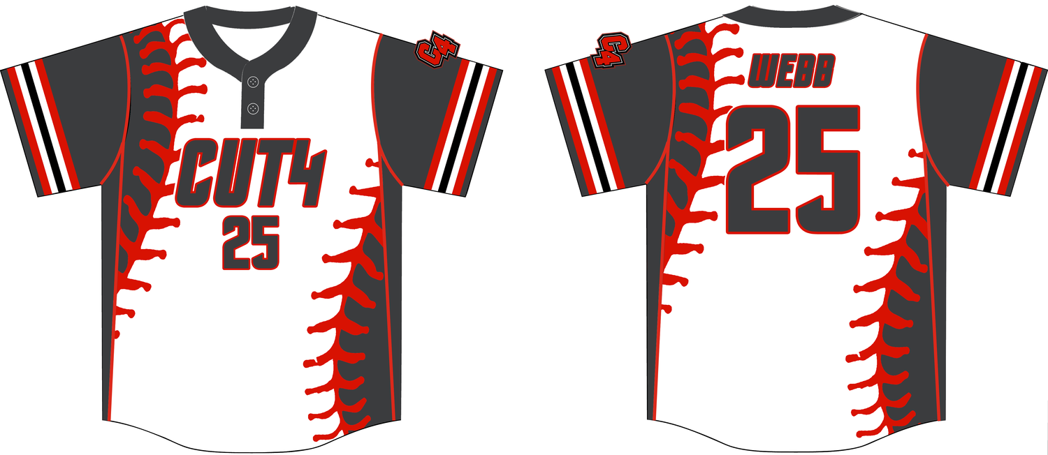 Cut4 Baseball Custom Nanodri Baseball Jersey #J2B
