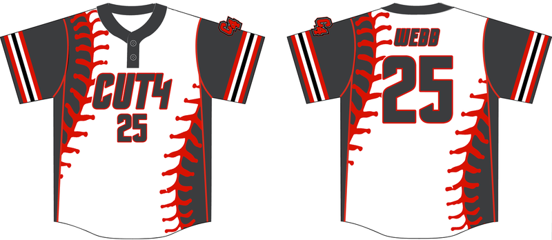Cut4 Baseball Custom Nanodri Baseball Jersey #J2B
