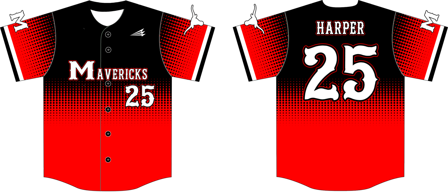 Andrews Mavericks Custom HexaFlex Baseball Jersey #J4